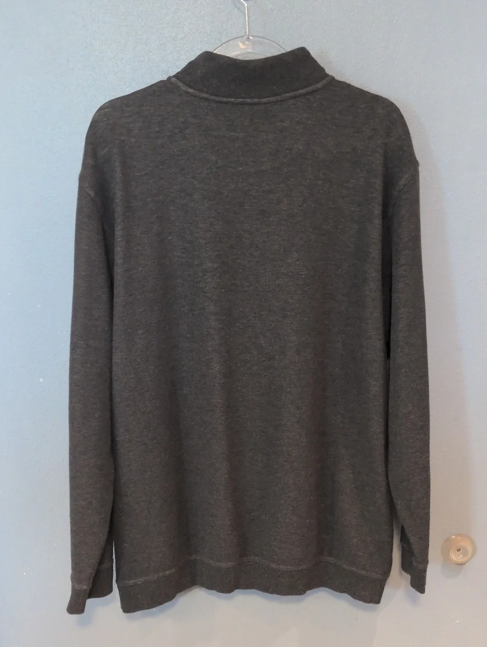 Walter Hagen 2 Fleece Lined Cotton Blend Quarter Zip Pull Over Sweater Gorpcore